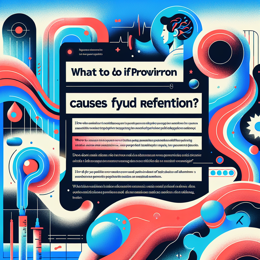 Qué hacer si Proviron provoca retención líquida Qué hacer si Proviron provoca retención líquida