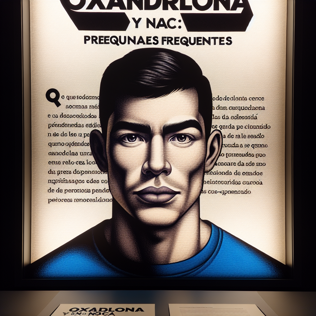 Oxandrolona y NAC: preguntas frecuentes